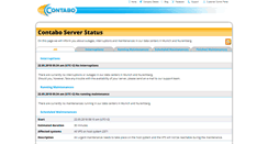 Desktop Screenshot of contabo-status.com